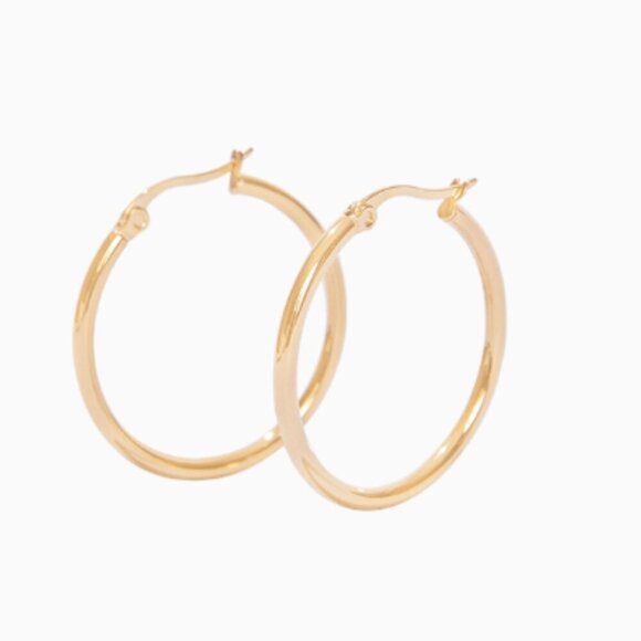 ⚡️Stunning One of a Kind Brand New Ellie Vail Laurette Medium Hoop Earrings ⚡️ - Picture 15 of 15